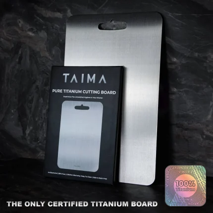 Taima™ Titanium Cutting Board: Pure, Safe, and Knife-Friendly | Buy 1 Get 1 Free